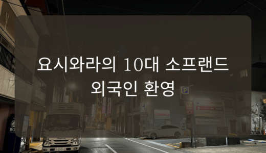 요시와라의 10대 소프랜드｜외국인 환영