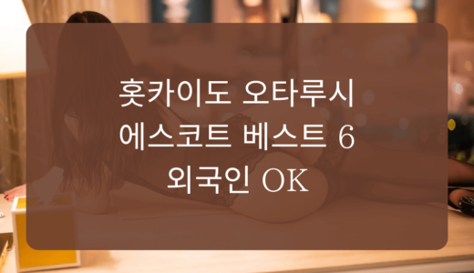 홋카이도 오타루시 에스코트 베스트 6｜외국인 OK