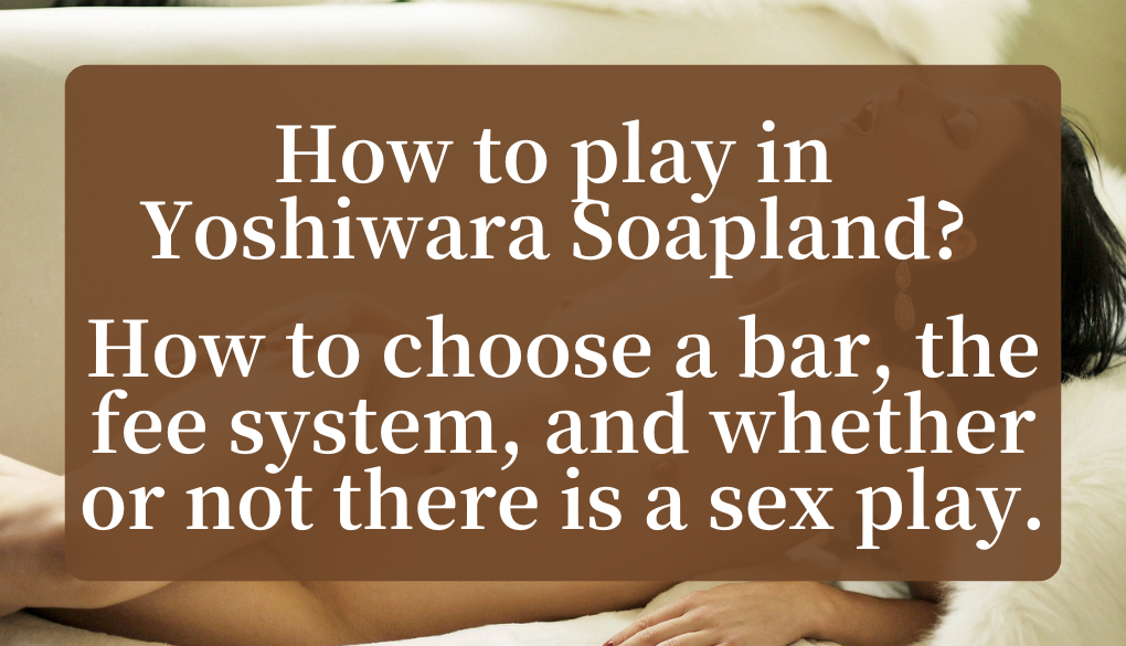 How to play in Yoshiwara Soapland How to choose a bar the fee  